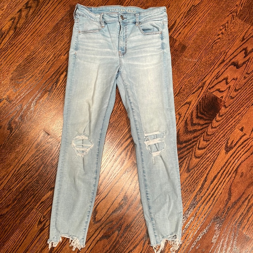 American Eagle hi-rise cropped jeggings